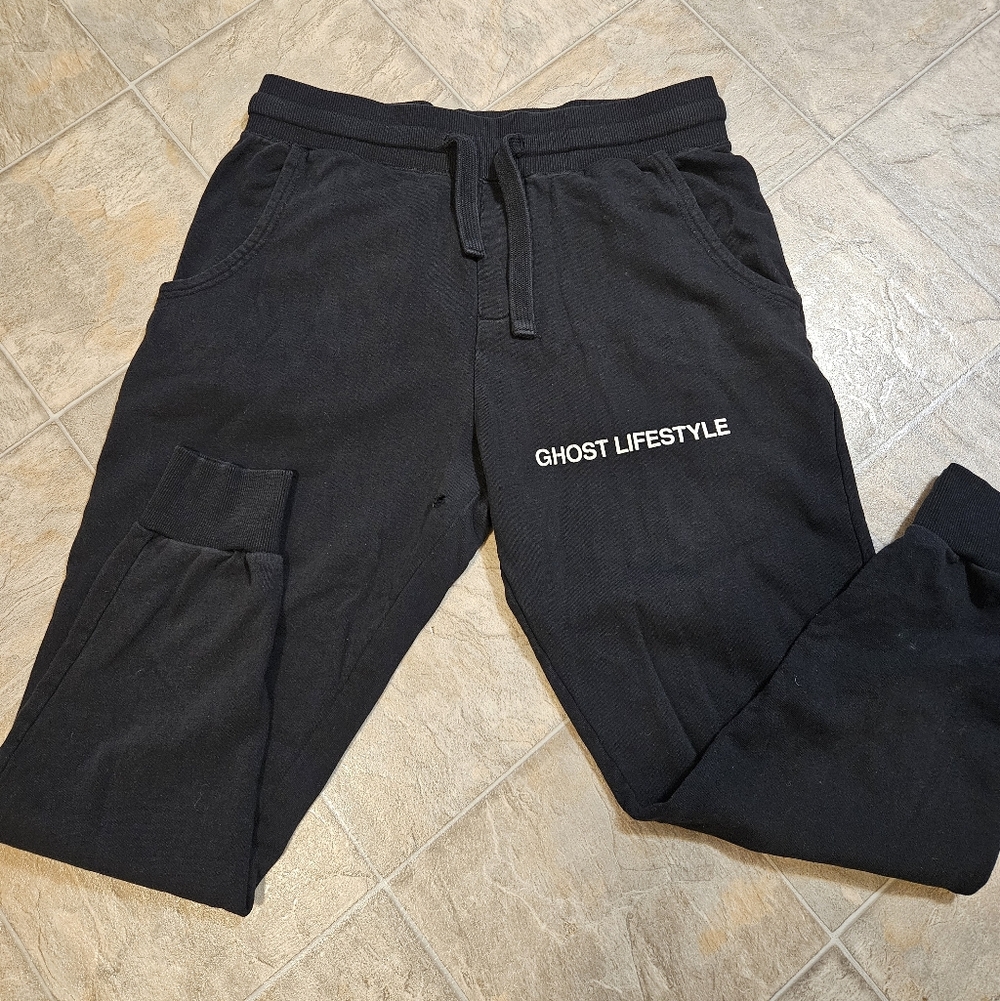 Ghost Black Joggers for Men (YoungLA Gymshark Inaka Nike )